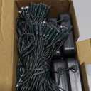 4 Pack 180FT Solar Christmas Lights Outdoor Waterproof, Super Bright 320 LED Solar String Lights with 8 Lighting Modes, Green Wire Twinkle Tree Light for Outside Xmas Party Decorations (Red and Green)