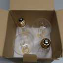 4-Pack Vintage 8W ST64 LED Edison Light Bulbs 100W Equivalent, 1400LM E26 Light Bulbs, 2700K Warm White, Antique Filament LED Bulbs, CRI 90+, Clear Glass, Great Bulb for Home, Bedroom, Non-Dimmable