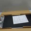 Pegboard Smith 4x2ft Metal Pegboard Kit for Tools Storage, Black Pegboard Wall Organizer with Hooks and Pegboard Bins