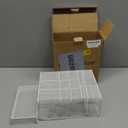 Spacrea Pen Holder Desk Organizer - Desk Organizers and Accessories, Pencil Holder with 10 Compartments and 1 Drawer（White）