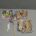 Klever Kits 4 DIY Wooden Race Cars-Build & Paint Your Own Wood Craft Kit, 4 Race Cars Toy, Easy to Assemble Arts Crafts Kit, Birthday Party Presents for Kids Boys and Girls