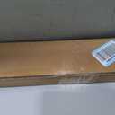 Cordless Vinyl Mini L Blinds 30" W x 36" H, 1" Slat White Horizontal Windows L Blind for Door, Shades, Camper, Light Filtering, Interiors, Arrive 1/2 Inch Narrower Indoor