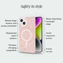 COCOMII Rectangle Case for iPhone 15 Plus/14 Plus, Compatible with MagSafe, Pink Opal