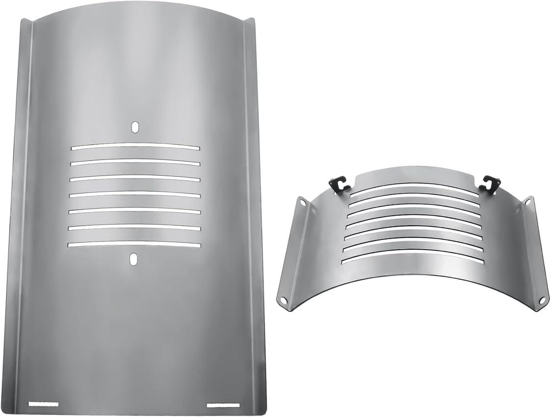Flame Broiler Kit for Pit Boss PB820 PB850 Series Pellet Grills with Slide Cover and Bottom, Smoker Grill Replacement Parts for Pit Boss PB820D3, PB850PS2, PB850G, PB850CS1, PB820ME, Sportsman 820 etc
