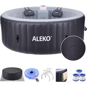 ALEKO Diamond 2-Person Inflatable Jetted Hot Tub (211 Gallon)