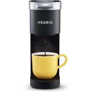 Keurig KMini Single Serve KCup Pod Coffee Maker, 6 to 12oz Brew size, with Cord Storage, Perfect for Small Spaces, Black