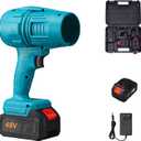 Seese Pro Blower, Seese Cordless Leaf Blower, Turbo Blowers 2.0, Super Power Air Duster for Yard/Patio/Car Cleaning (Blue+1 battery)