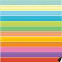 Faccito 12 Pieces Large Magnetic Sentence Strips 3 x 36 inch Dry Erase Sentence Strips Jumbo Multicolor Magnetic Handwriting Paper with Lines for Teacher Whiteboard Classroom School Supplies