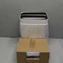 2 Pack 2.7 Gal Bathroom Trash Can with Lid, Automatic Trash Can Small Smart Garbage Can Touchless, Slim Motion Sensor Waterproof Plastic Trash Bins for Bedroom Office Kitchen Toilet (White)