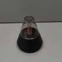 Essential Oil Diffuser, Modern Style Aromatherapy Aroma Diffusers with Candle Light, Fragrance Ultrasonic Cool Mist Humidifier, Remote Control, Auto Shut-Off, for Home Living Room Office, Black