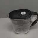 Brita Small 6 Cup Water Filter Pitcher, 1 BritaPlus Filter, Metro, Black 