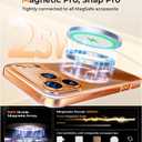 for iPhone 17 Pro Case with Privacy Screen Protectors [Non-Yellowing] Shockproof Slim Metallic Glossy Luxury Cover for Girl Women Men Cases Phone Case for iPhone 17Pro Cover-Blue