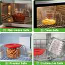 NutriChef 4 Cups Glass Measuring Cup with Lid (34 oz) - Heat-Resistant Borosilicate Liquid Measure Cup with Easy-Read Scale for Cooking, Baking and Food Storage, Dishwasher and Freezer Safe