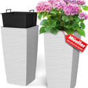 Janska SWEDEN Evergreen Indoor/Outdoor Planters 1.8 Gallon 2 Piece Duo Set