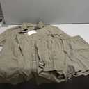 APAFES Women Summer Cotton Linen Short Sets 2 Piece Shorts Top Lounge Beach Vacation Two Piece Outfits Tracksuits (Medium, Armygreen)