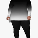 PINSV Women's Plus Size 2 Piece Outfits Sweatsuits Tracksuit Loungewear Sets XL