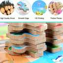 MZZOTOY Puzzles for Kids Ages 4-8, 60 Pieces for Kids Ages 3-5 in a Metal Box Jigsaw Puzzles Girls and Boys Educational Toys Gifts