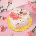 30 Pcs 10 inch Gold Cake Boards Round, Food-Graded Cardboard, Waterproof and Oil-Proof, Sturdy Corrugated, Ideal for Baking, Cake DIY, Dessert and Craftin