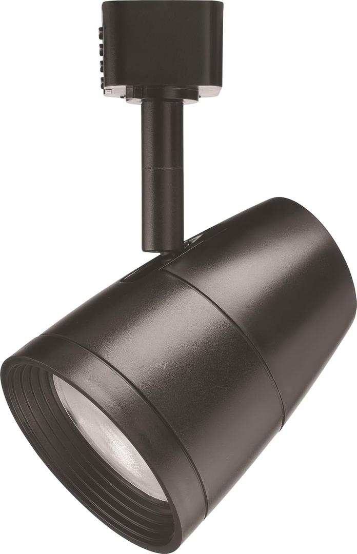 Juno Lighting R600L G2 3500K 80CRI PDIM FL BL Dimmable 9.5W LED Trac Head, 50W Equivalent, Black, Regular Flood gen 2