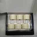 Homemory Flameless Rechargeable Tea Lights with Remote Timer - LED Tea Lights Battery Operated, Realistic Flickering for Home Holiday Decor, Wedding Table Centerpieces, 6-Pack ( 1-1/2''H 2-1/3'')