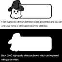 2Pack 4Ft DIY Halloween Bulletin Board Decorations Ghosts Cutouts Boo from Our Crew with 100 Glue Point Dots for Bulletin Board Classroom Decoration School Home Holiday Party Decor