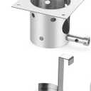 Stainless Steel Fire Burn Pot and Hot Rod Ignitor Kit for Traeger and Pit Boss,Camp Chef Pellet Grills, Heavy Duty Fire Pot Burner Pot Pellet Grill Replacement Parts with Ash Remover, Screws