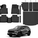 Floor Mats for Mazda CX-5 CX5 2026 Accessories | Trunk Mat and Backrest Mat & Door Sill Guard All Weather TPE Protector Odorless Full Set Interior Floor Liners