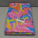 Men Classic Movie Set Adult Halloween Costume Long Sleeve Shirt with Wig Orange Scarf and Trousers (Small)