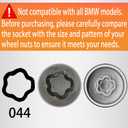 044 Wheel Locking Nut Key Socket Compatible with BMW Series, (Socket OD 29mm - ID 25mm), Wheel Anti-Theft Lug Nut Removal Tool, Anti-Theft Screw Remover