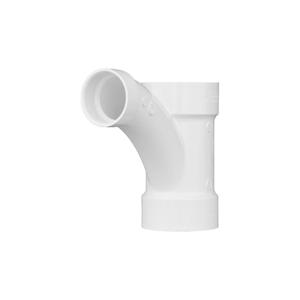 Charlotte Pipe 3" X 3" X 2" Comb Wye Pipe Fitting - and 1/ 8" Bend 1" Piece Schedule 40 PVC DWV (Drain, Waste and Vent) Durable and Easy to Install for Home or Industrial Use (Single Unit)