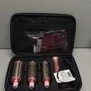 Wavytalk Heatwave Pro Ionic Thermal Brush Set, 3-Size Heated Round Brush for Short to Long Hair, Bilateral Negative Ions for Frizz-Free Shiny Blowout, Pink