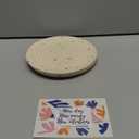 Nook Theory 4 Pack Reusable Bamboo Plates - Non-Toxic Toddler and Kids Plate, Dishwasher Safe, Not Microwavable Dinnerware (Celebration 8")