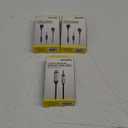 Acoustix Stereo Earbud Headphones with Microphone - Black 2ct. + 
Acoustix™ Auxiliary Braided Audio Cable
