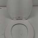 BEMIS 500EC 390 Toilet Seat with Easy Clean & Change Hinges, 1 Pack Round, Cotton White