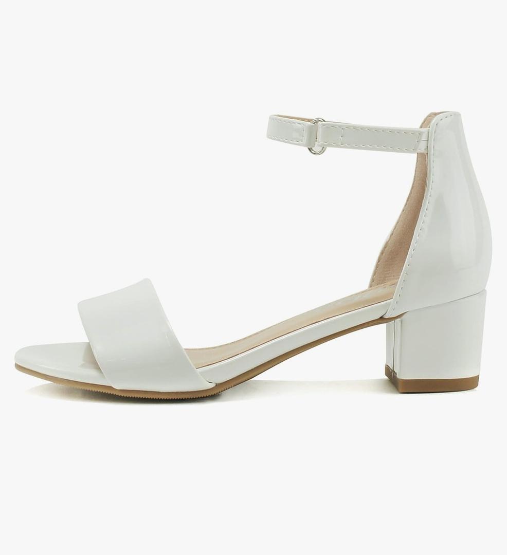 Soda Kids/Children/Girls KICK-2 Wide band Comfortable Sole with Velcor Ankle Strap Block Heel Counter Back Fashion Sandals Shoes 11