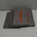 Decorative Linen Storage Boxes with Lids - Spacious Set of 2 Organizer Bins for Your Home Decor - The Perfect Small Container to Safely Store Photos, Documents and Memory Box Keepsakes in Style (Medium, Grey)