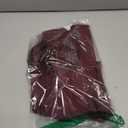 WANTROY Maternity Dress Long Sleeve V Neck Knit Stretchable Sweater Dresses Pregnancy Clothes for Photoshoot Baby Shower (Medium, Wine Red)