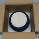 G EPGardening Ceramic Planter 6 Inch - Round Modern Ceramic Pot for Plants with Drainage and Plant Tray Indoor for Flower, Apartment Decor, Housewarming Gifts New Home, Retro Blue