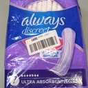 Always Discreet Adult Incontinence Pads for Women, Drier, 7 Drop Long Length, Ultra Absorbency, Pads for Bladder Control Management, Bladder Leaks, Overnight & Postpartum Pads, 42ct