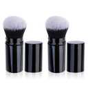 UNIMEIX Makeup Brush Sunscreen Applicator Retractable Kabuki Blush Brush Foundation Brush for Liquid Makeup, Bronzer, Cream or Powder (2 Pack, Black)