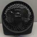 Amazon Basics Air Circulator Fan, Desk Fan for Bedroom, Home and Office, With 90-Degree Tilt Head, 3 Speed Settings, Lightweight (3 LBS), 35 Watts, Black, 11.1"W x 6.3"D x 10.9"H