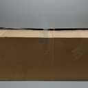 Puleo International 6.5ft Pre-Lit Slim Flocked Aspen Fir Christmas Tree with 350 Clear Lights, 760 Realistic Dense Snow Flocked Branch Tips, Easy Setup Artificial Trees with Sturdy Metal Stand