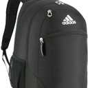 Striker Team Sports Backpack for soccer and more, workout bag for men and women (One Size, Black/White)