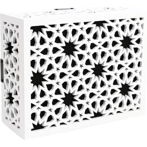 GRAUES Doorbell Cover | Modern Design Door Chime Covers Decorative | Wooden Doorbell Cover Box Only (9.84 X 7.87 X 3.15)