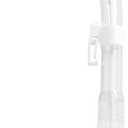 Cressi Adult Diving Dry Snorkel with Splash Guard and Top Valve - Supernova Dry: Designed in Italy (Clear/Pink)