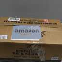 ProsourceFit Acupressure Mat and Pillow Set for Back/Neck Pain Relief and Muscle Relaxation (Large, Grey/White)