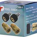 Tool Daily Pressure Washer Adapter Set, Quick Connect Kit, Metric M22 15mm Female to M22 Male Fitting, 5000 PSI, 4 Pcs