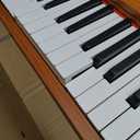 digital Piano 88 Key Semi Weighted Keyboard,Full-size Electric Piano for Beginners,with Sheet Music Stand,Pedal,Power Adapter,Headphone Mode,USB-MIDI (KU-3506 Digital Piano with Stand) (brown)