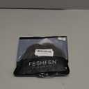 FESHFEN Messy Bun Hair Piece - Wavy Synthetic Chignon Scrunchies for Instant Volume, Elastic Bun Ponytail Hair Extensions Thick Hairpieces for Women, Off Black 1.50 oz (Medium)