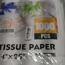 1000 Sheets White Tissue Paper, 14" X 20" Tissue Papers Bulk for Christmas Wedding Birthday Showers Valentine's Day Flower Decoration, Tissue Paper for Gift Bags, Crafts, Packaging, Storage, Art